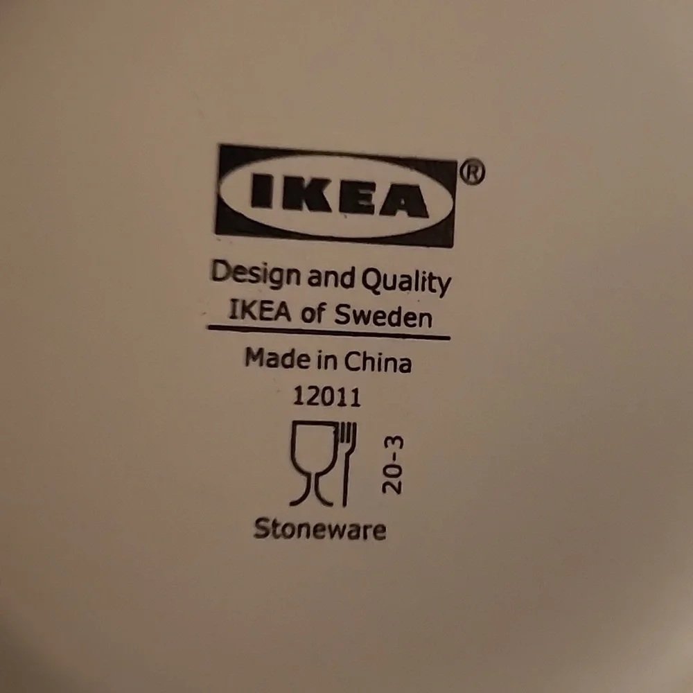 Set 6 New ! IKEA Dark Beige IKEA Dishes